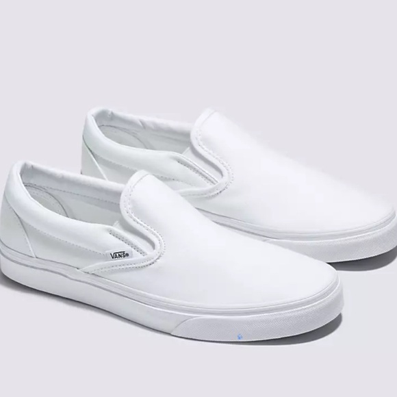 Vans Classic Slip on shoe, white, Men’s 10 - Picture 2 of 9